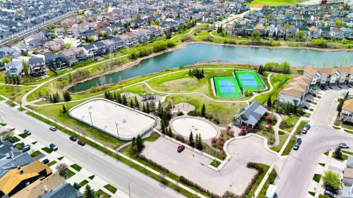 242 Copperstone Grove Se, Calgary, AB - Outdoor With Body Of Water With View