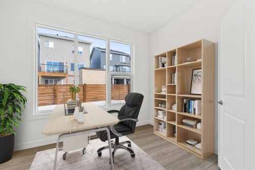 486 Lucas Way Nw, Calgary, AB - Indoor Photo Showing Office