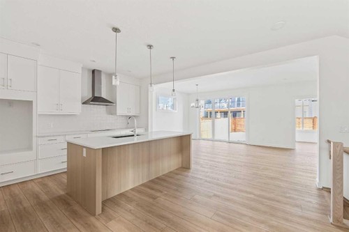 486 Lucas Way Nw, Calgary, AB - Indoor Photo Showing Kitchen