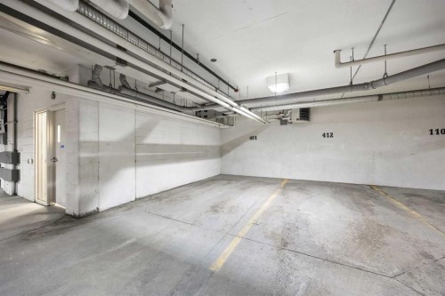 401-150 Auburn Meadows Manor Se, Calgary, AB - Indoor Photo Showing Garage