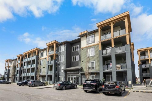 401-150 Auburn Meadows Manor Se, Calgary, AB - Outdoor With Balcony With Facade