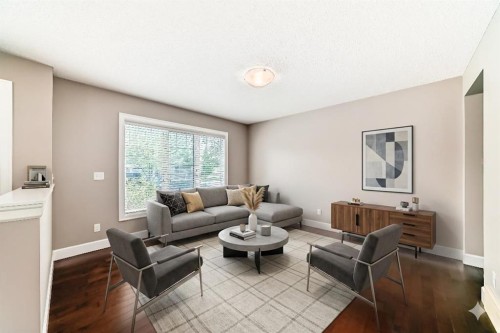 553 Windstone Common Sw, Airdrie, AB - Indoor Photo Showing Living Room