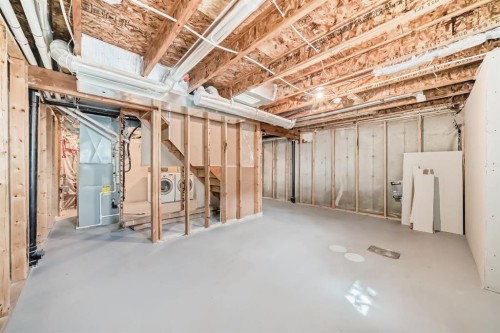 553 Windstone Common Sw, Airdrie, AB - Indoor Photo Showing Basement