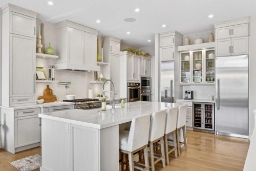 45 Cranbrook Rise Se, Calgary, AB - Indoor Photo Showing Kitchen With Upgraded Kitchen