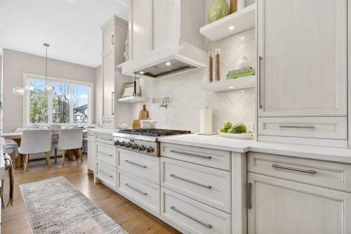 45 Cranbrook Rise Se, Calgary, AB - Indoor Photo Showing Kitchen With Upgraded Kitchen