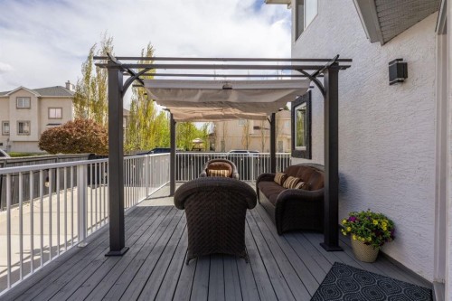 116 Cove Road, Chestermere, AB - Outdoor With Deck Patio Veranda With Exterior