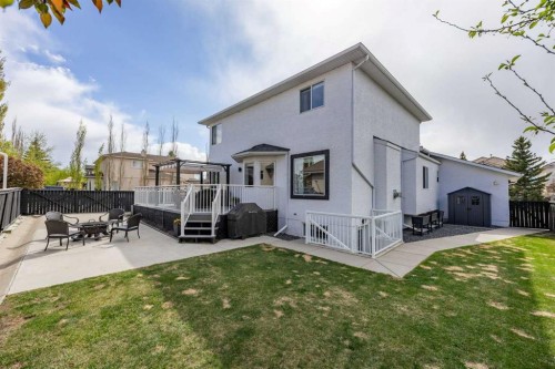 116 Cove Road, Chestermere, AB - Outdoor With Deck Patio Veranda With Exterior