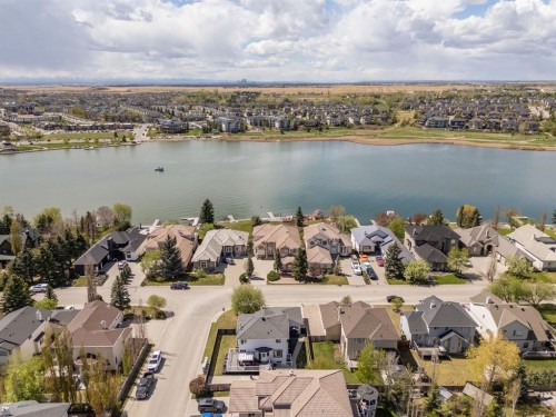 116 Cove Road, Chestermere, AB - Outdoor With Body Of Water With View