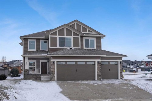67 Lakes Estates Circle, Strathmore, AB - Outdoor With Facade