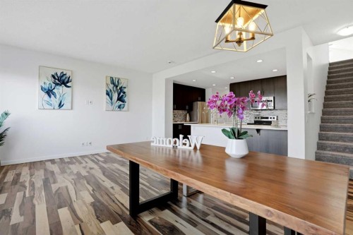 314 Auburn Crest Way Se, Calgary, AB - Indoor Photo Showing Dining Room