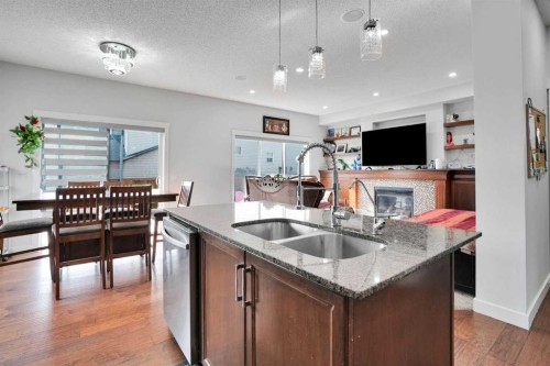 449 Skyview Ranch Way Ne, Calgary, AB - Indoor Photo Showing Kitchen With Double Sink