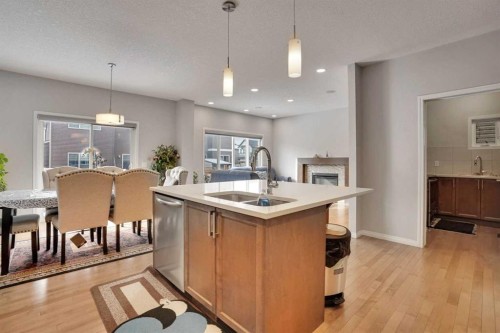 148 Savanna Close Ne, Calgary, AB - Indoor Photo Showing Kitchen With Double Sink With Upgraded Kitchen
