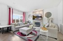 4 Panton Road Nw, Calgary, AB  - Indoor Photo Showing Living Room With Fireplace 