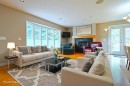175 Brabourne Road Sw, Calgary, AB  - Indoor Photo Showing Living Room With Fireplace 