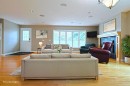 175 Brabourne Road Sw, Calgary, AB  - Indoor Photo Showing Living Room With Fireplace 