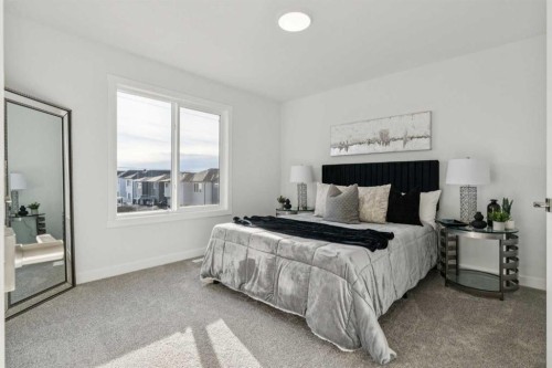 202-95 Saddlecrest Circle Ne, Calgary, AB - Indoor Photo Showing Bedroom