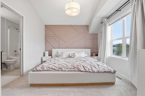 632 Mahogany Boulevard Se, Calgary, AB - Indoor Photo Showing Bedroom