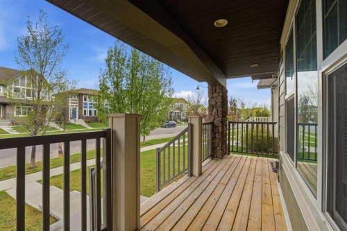 632 Mahogany Boulevard Se, Calgary, AB - Outdoor With Deck Patio Veranda With Exterior
