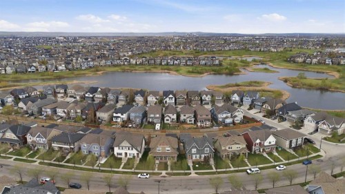 632 Mahogany Boulevard Se, Calgary, AB - Outdoor With Body Of Water With View