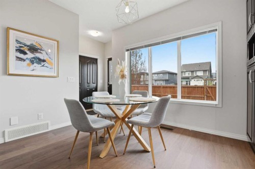 632 Mahogany Boulevard Se, Calgary, AB - Indoor Photo Showing Dining Room