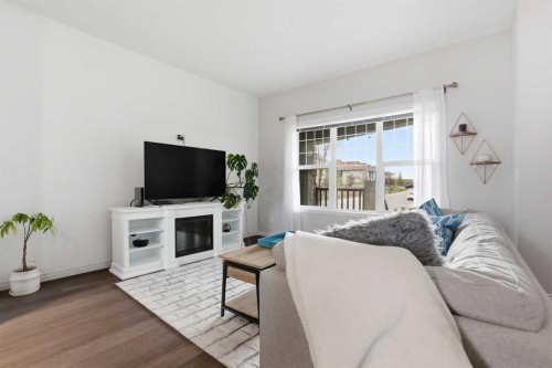 632 Mahogany Boulevard Se, Calgary, AB - Indoor Photo Showing Living Room