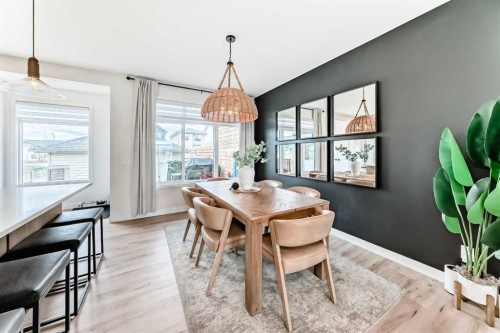 3 Agate, Cochrane, AB - Indoor Photo Showing Dining Room