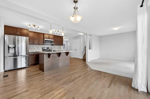99 Buckskin Way, Cochrane, AB - Indoor Photo Showing Kitchen