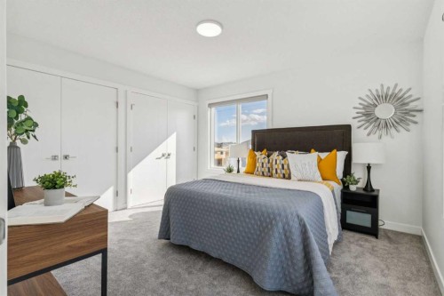 106-95 Saddlecrest Circle Ne, Calgary, AB - Indoor Photo Showing Bedroom