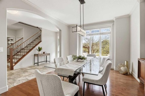 149 Aspen Glen Place Sw, Calgary, AB - Indoor Photo Showing Dining Room