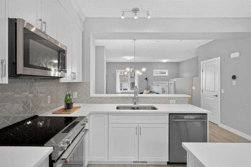 242 Livingston Common Ne, Calgary, AB - Indoor Photo Showing Kitchen