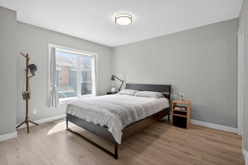 242 Livingston Common Ne, Calgary, AB - Indoor Photo Showing Bedroom