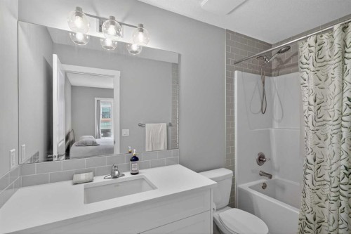 242 Livingston Common Ne, Calgary, AB - Indoor Photo Showing Bathroom