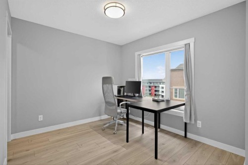 242 Livingston Common Ne, Calgary, AB - Indoor Photo Showing Office