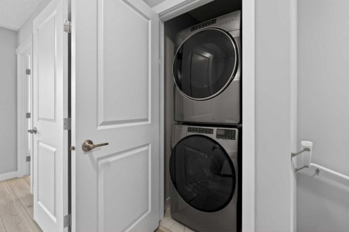 242 Livingston Common Ne, Calgary, AB - Indoor Photo Showing Laundry Room