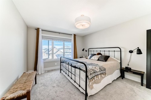 68 Mahogany Gardens Se, Calgary, AB - Indoor Photo Showing Bedroom