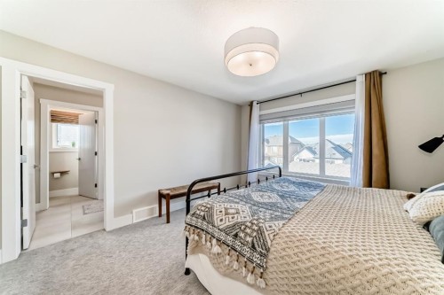 68 Mahogany Gardens Se, Calgary, AB - Indoor Photo Showing Bedroom