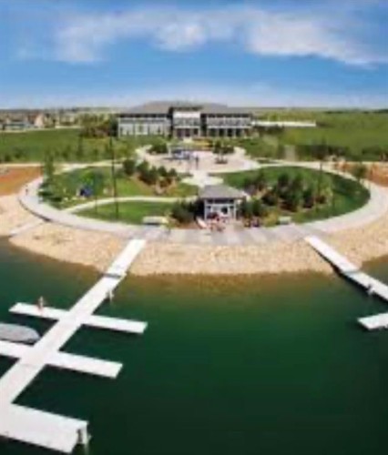 68 Mahogany Gardens Se, Calgary, AB - Outdoor With Body Of Water With View