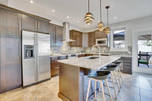 4120 16 Street Sw, Calgary, AB - Indoor Photo Showing Kitchen With Upgraded Kitchen