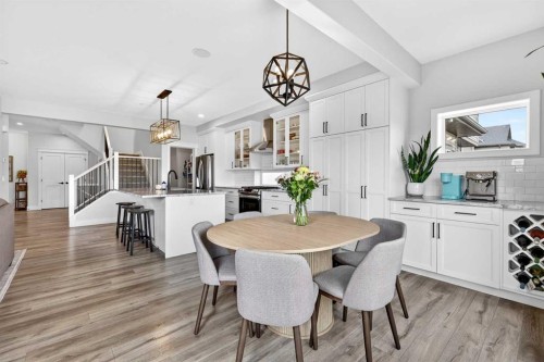 652 Reynolds Crescent Sw, Airdrie, AB - Indoor Photo Showing Dining Room