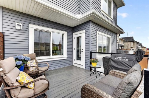652 Reynolds Crescent Sw, Airdrie, AB - Outdoor With Deck Patio Veranda