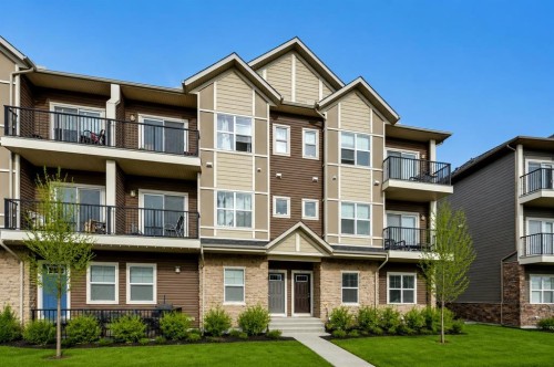 1009-250 Fireside View, Cochrane, AB - Outdoor With Balcony With Facade