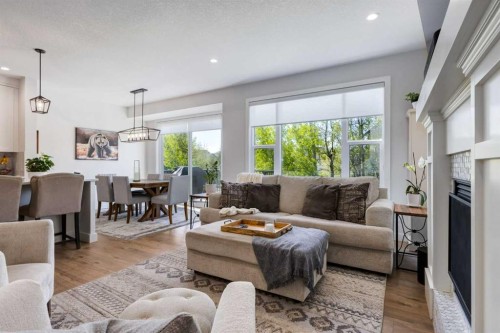 77 Walgrove Gardens Se, Calgary, AB - Indoor Photo Showing Living Room