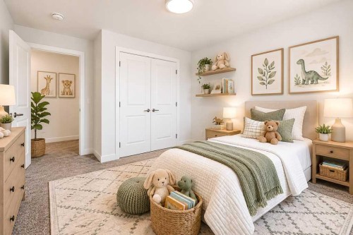 109 Veranda Boulevard Sw, Calgary, AB - Indoor Photo Showing Bedroom