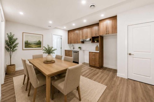 109 Veranda Boulevard Sw, Calgary, AB - Indoor Photo Showing Dining Room