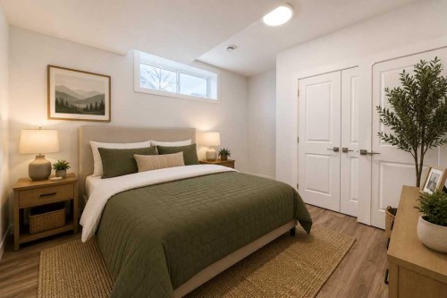 109 Veranda Boulevard Sw, Calgary, AB - Indoor Photo Showing Bedroom