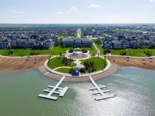 437 Magnolia Way Se, Calgary, AB - Outdoor With Body Of Water With View