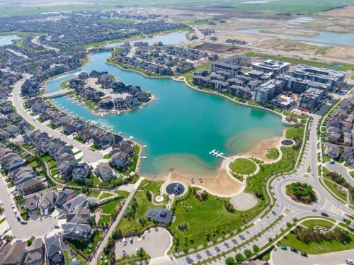 437 Magnolia Way Se, Calgary, AB - Outdoor With Body Of Water With View