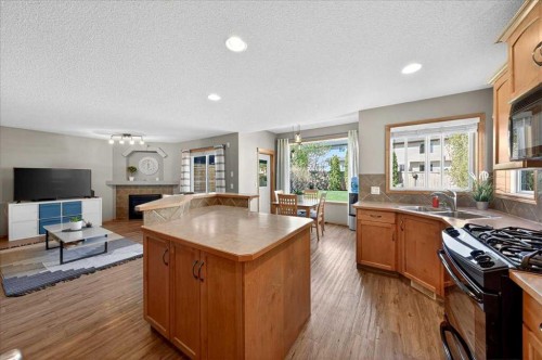 152 Chapman Close Se, Calgary, AB - Indoor Photo Showing Kitchen With Double Sink
