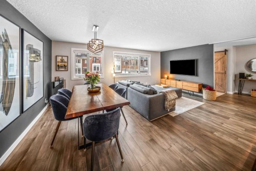 4-1205 Cameron Avenue Sw, Calgary, AB - Indoor Photo Showing Living Room