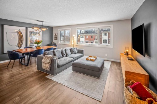 4-1205 Cameron Avenue Sw, Calgary, AB - Indoor Photo Showing Living Room